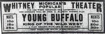 Whitney Theatre - Old Ad